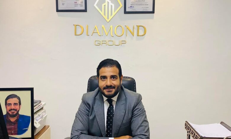 مؤمن محمود سعد رئيس مجلس إدارة دايموند جروب