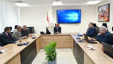 اجتماع وزير الموارد المائية