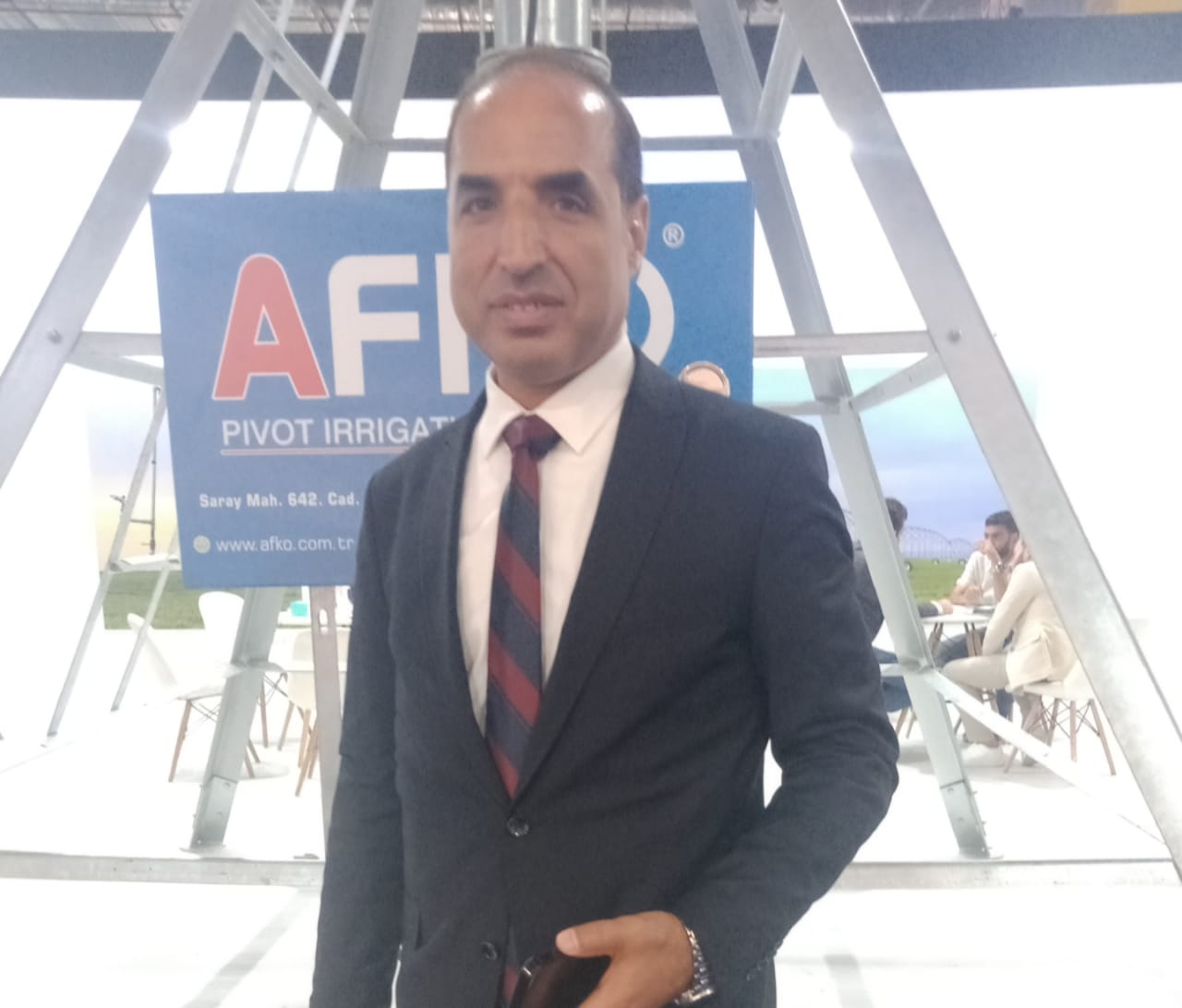 محمود المسلمي رئيس مجلس إدارة شركة أفكوميتال إيجيبت لإنتاج أنظمة الري المحورية
