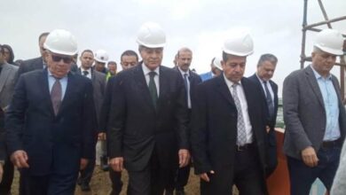 المصيلحي يتفقد مشروع صومعة ميناء غرب بورسعيد