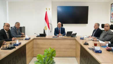اجتماع وزير الرى