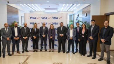 تعاون بين فيزا وشركة بنوك مصر