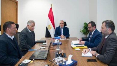 سويلم يتابع أعمال تطوير منظومة صيانة المجارى المائية