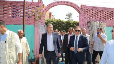 وزير الزراعة ومحافظ المنوفية