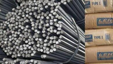 أسعار الحديد والأسمنت