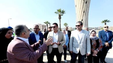 المهندس شريف الشربيني ومحافظ دمياط