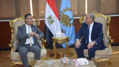 الدكتور شريف فاروق مع اللواء أشرف الجندي