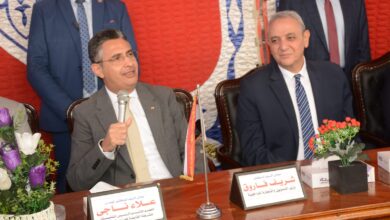 الدكتور شريف فاروق واللواء أشرف الجندي