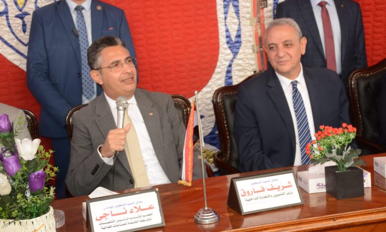 الدكتور شريف فاروق واللواء أشرف الجندي