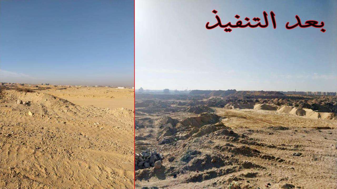 أبراج الكهرباء بعد التنفيذ