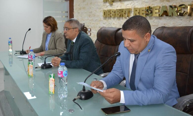 بحوث الصحراء يطلق ورشة عمل لتطوير نظم الزراعة المتكاملة