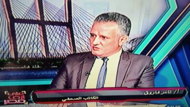 الكاتب الصحفي تامر فاروق