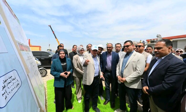 جانب من الجولة التفقدية لوزير الإسكان ومحافظ الشرقية