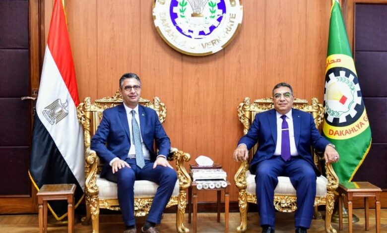 وزير التموين ومحافظ الدقهلية