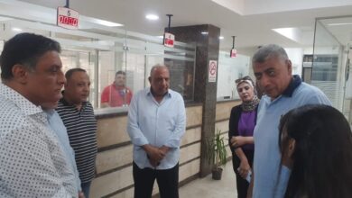 جانب من الجولة التفقدية لوزير الكهرباء