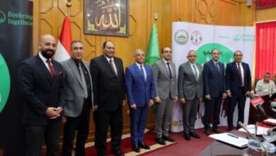 جانب من توقيع البروتوكول