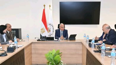 جانب من اجتماع وزير الري