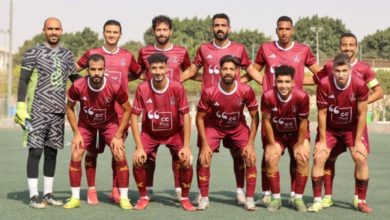 football team at the Helwan Youth Development Center