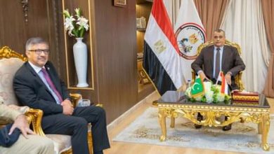 وزير الإنتاج الحربي والسفير الباكستاني