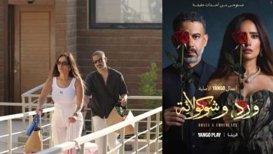 ورد وشوكولاتة