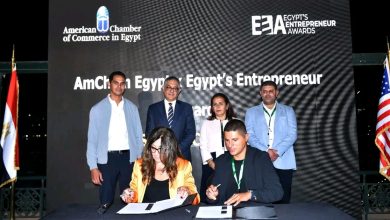 جانب من توقيع الشراكة 