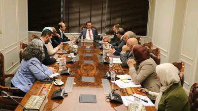 جانب من اجتماع وزير الزراعة