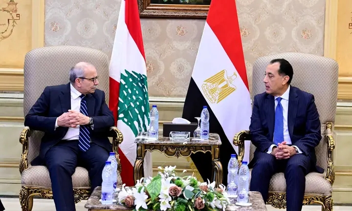 رئيس الوزراء ونظيره اللبناني 