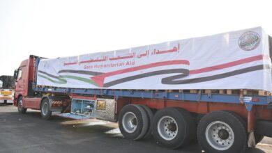 التموين تطلق القافلة رقم 14 من المساعدات إلى غزة