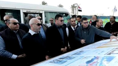 جانب من الجولة الميدانية