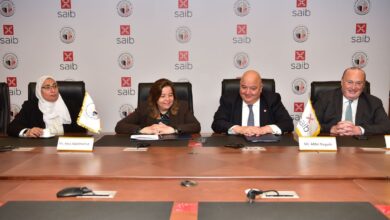 جانب من توقيع البروتوكول