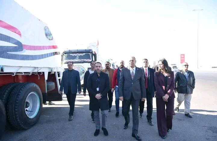 مساعدات وزارة التموين لقطاع غزة