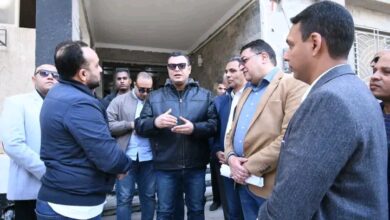 جانب من جولة وزير الاسكان