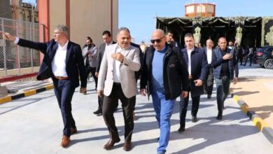 جانب من زيارة وزير الكهرباء