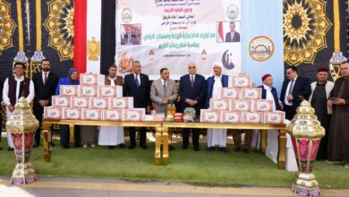 الزراعة توزع 2000 كرتونة مواد غذائية على الأسر الأولى بالرعاية