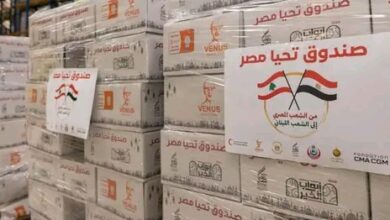 مساعدات إغاثية إلى لبنان لدعم النازحين