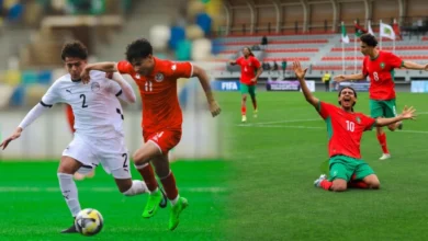 منتخب مصر والمغرب تحت 17 عاماً