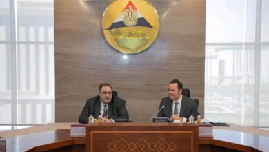 جانب من توقيع البروتوكول