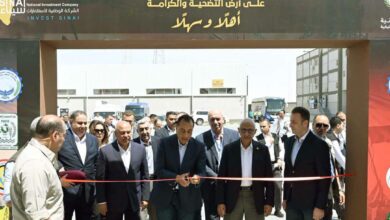افتتاح مصنع الصناعات البلاستيكية في بئر العبد