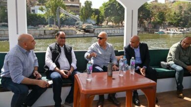 وزير الري يتابع حالة نهر النيل ميدانياً بالقاهرة والجيزة