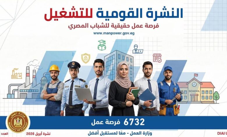 نشرة التوظيف الأسبوعية