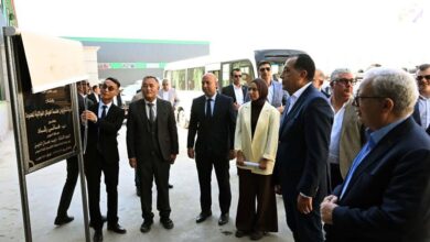 رئيس الوزراء يفتتح مصنع هياكل فولاذية بالسخنة